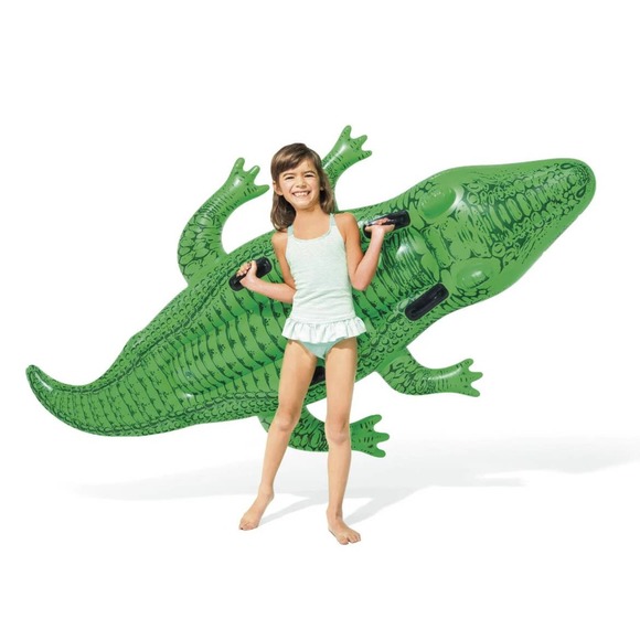 Intex Giant intex Gator Ride-On, 80" X 45", for Ages 3+ watersports - Picture 3 of 4